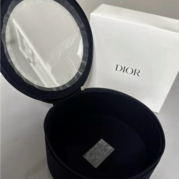 Dior Black Makeup Case & Mirror Set - Picture 2 of 6